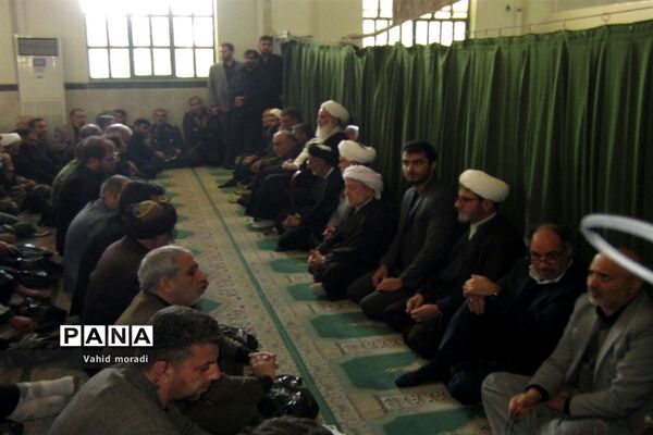آیین بزرگداشت شهید سردارقاسم سلیمانی در مسجد جامع کرمانشاه