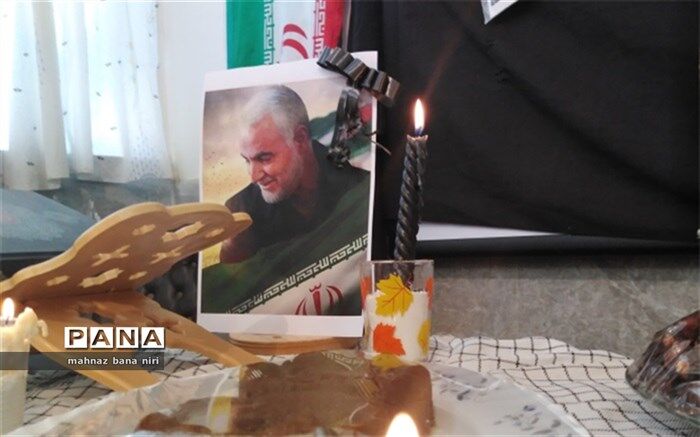 مراسم بزرگداشت و تکریم شهادت سردار حاج قاسم سلیمانی در دبستان قرآنی فاطمیه نیر برگزار شد.