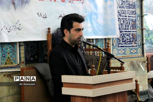 مراسم گرامیداشت سردار شهید سلیمانی در قائم‌شهر