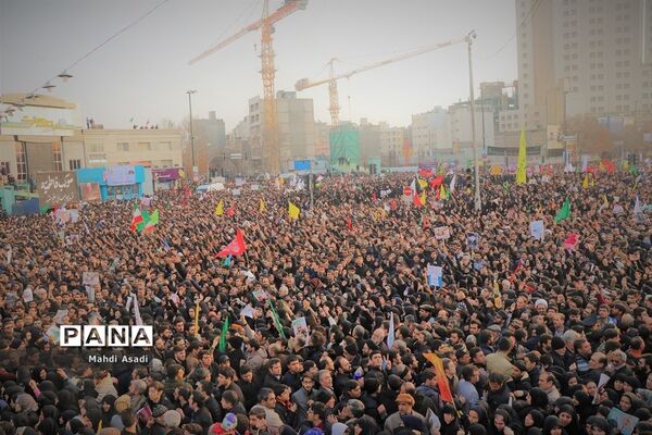مراسم تشییع پیکر مطهر سپهبد شهید قاسم سلیمانی در مشهد مقدس