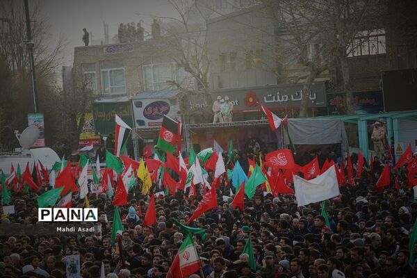 مراسم تشییع پیکر مطهر سپهبد شهید قاسم سلیمانی در مشهد مقدس