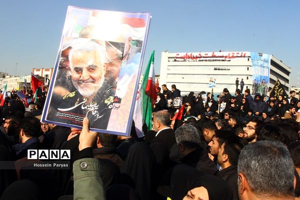 تشییع پیکر شهدای مقاومت در تهران-2