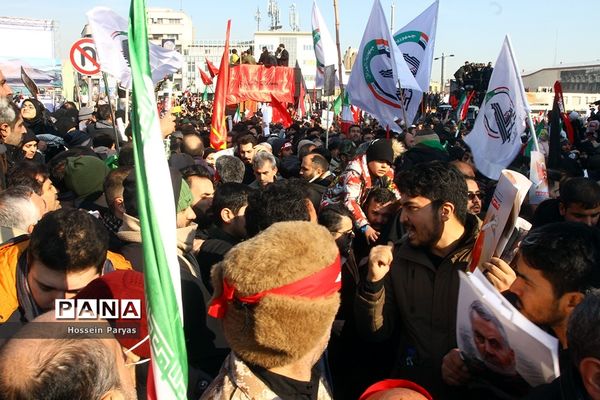 تشییع پیکر شهدای مقاومت در تهران-2