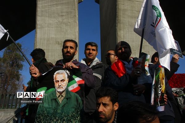 تشییع پیکر شهدای مقاومت در تهران-2