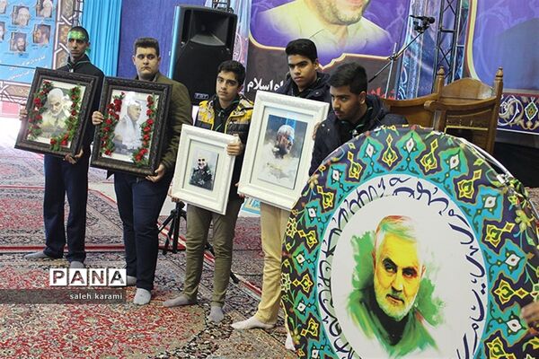 عزاداری فرهنگیان و دانش‌آموزان