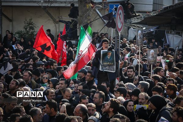 تشییع پیکر شهدای مقاومت در تهران-3