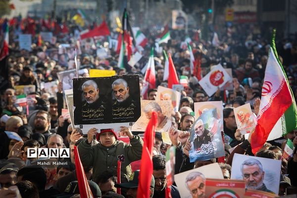 تشییع پیکر شهدای مقاومت در تهران-3