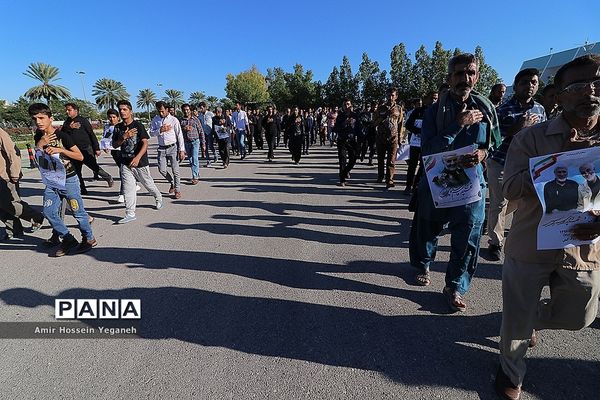 مراسم بزرگداشت شهید حاج قاسم سلیمانی و شهید ابو مهدی المهندس در جزیره کیش