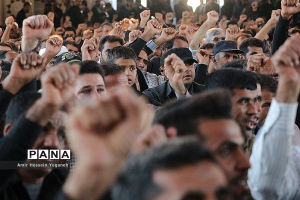 مراسم بزرگداشت شهید حاج قاسم سلیمانی و شهید ابو مهدی المهندس در جزیره کیش