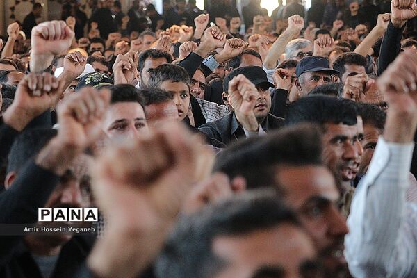 مراسم بزرگداشت شهید حاج قاسم سلیمانی و شهید ابو مهدی المهندس در جزیره کیش