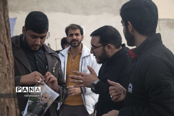 برپایی موکب «سپهبد شهید حاج قاسم سلیمانی» در ابرکوه