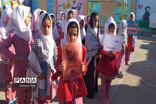 برگزاری مراسم گرامیداشت شهادت سردارحاج قاسم سلیمانی دردبستان فضیلت حمیدیه