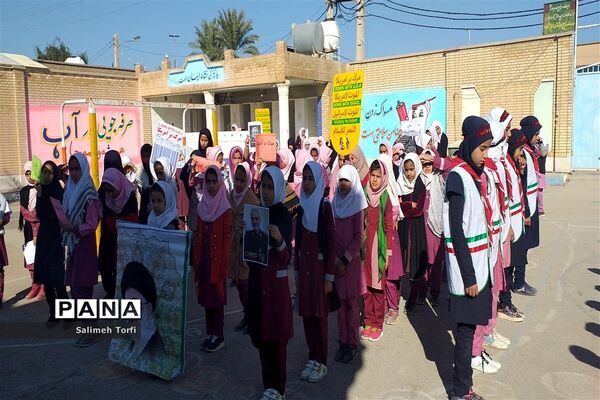 برگزاری مراسم گرامیداشت شهادت سردارحاج قاسم سلیمانی دردبستان فضیلت حمیدیه