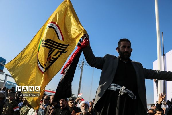 تشییع پیکر پاک شهید ابومهدی المهندس در آبادان و خرمشهر