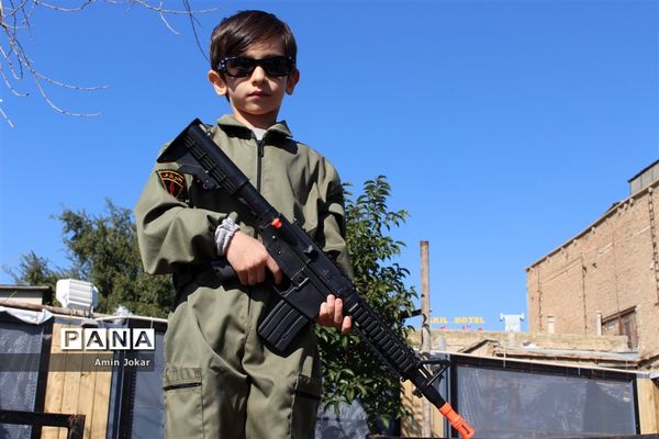 راهپیمایی مردم شیراز در مراسم بزرگداشت سردار شهید حاج قاسم سلیمانی