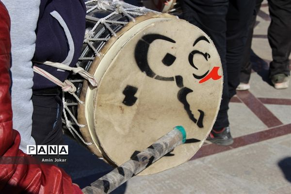 راهپیمایی مردم شیراز در مراسم بزرگداشت سردار شهید حاج قاسم سلیمانی