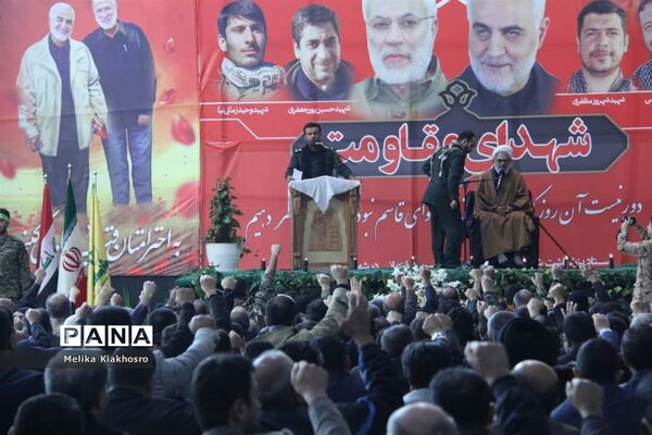 مراسم بزرگداشت شهید سردار سلیمانی در محمودآباد