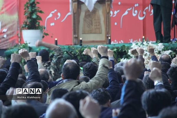 مراسم بزرگداشت شهید سردار سلیمانی در محمودآباد