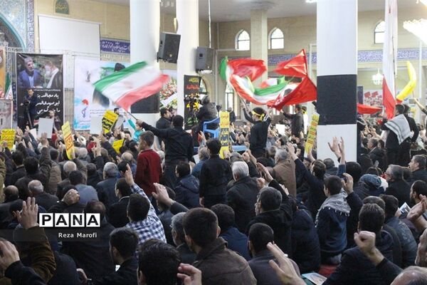 مراسم بزرگداشت شهادت سپهبد حاج قاسم سلیمانی در ارومیه