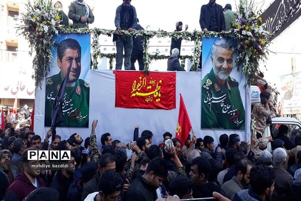 مراسم تشییع شهید قاسم سلیمانی در کرمان