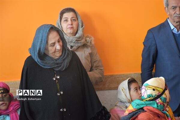 آیین افتتاحیه دبستان  امیرعطاء الله طائفی شاندیز در منطقه تبادکان