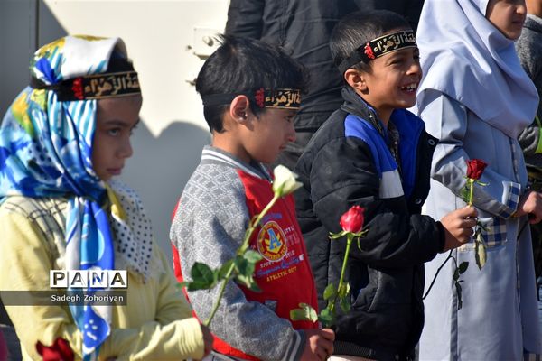 آیین افتتاحیه دبستان  امیرعطاء الله طائفی شاندیز در منطقه تبادکان