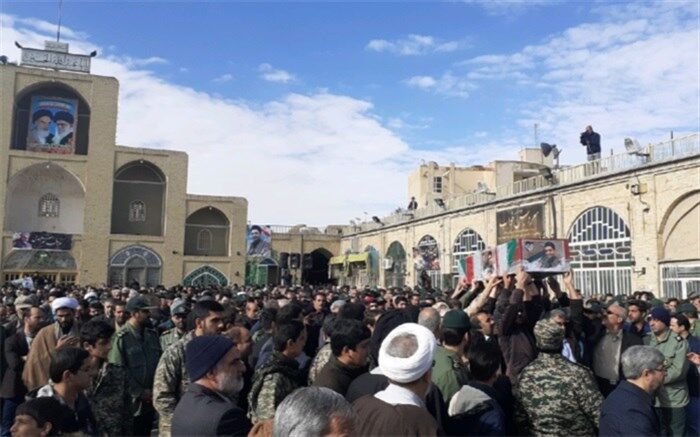 تشییع با شکوه پیکر شهید یزدی در تفت + فیلم
