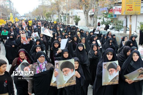 راهپیمایی حمایت از اقتدار جمهوری اسلامی در قائم‌شهر