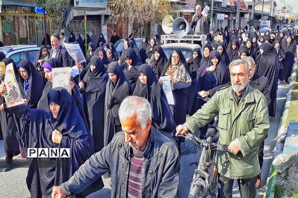 راهپیمایی در حمایت از اقتدار و صلابت نظام مقدس جمهوری اسلامی
