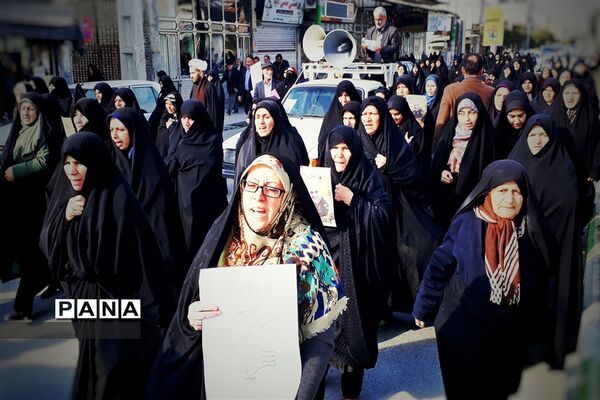 راهپیمایی در حمایت از اقتدار و صلابت نظام مقدس جمهوری اسلامی