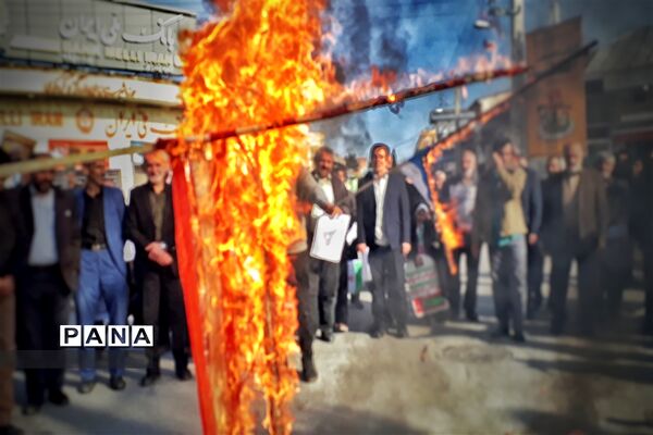 راهپیمایی در حمایت از اقتدار و صلابت نظام مقدس جمهوری اسلامی