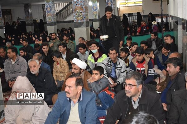 گرامیداشت سردار شهید سلیمانی و دانشجوی شهید امیرحسین قربانی بهابادی در روستای  بنستان بهاباد