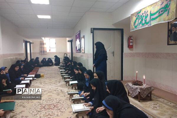 مراسم بزرگداشت شهادت سردارسلیمانی در مدارس ابرکوه