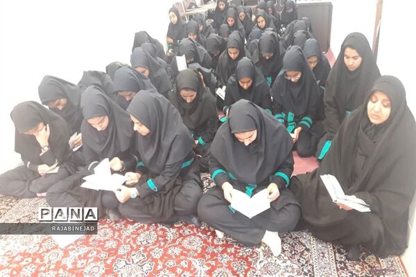 مراسم بزرگداشت شهادت سردارسلیمانی در مدارس ابرکوه