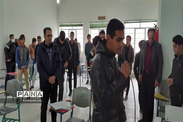 مراسم بزرگداشت شهادت سردارسلیمانی در مدارس ابرکوه
