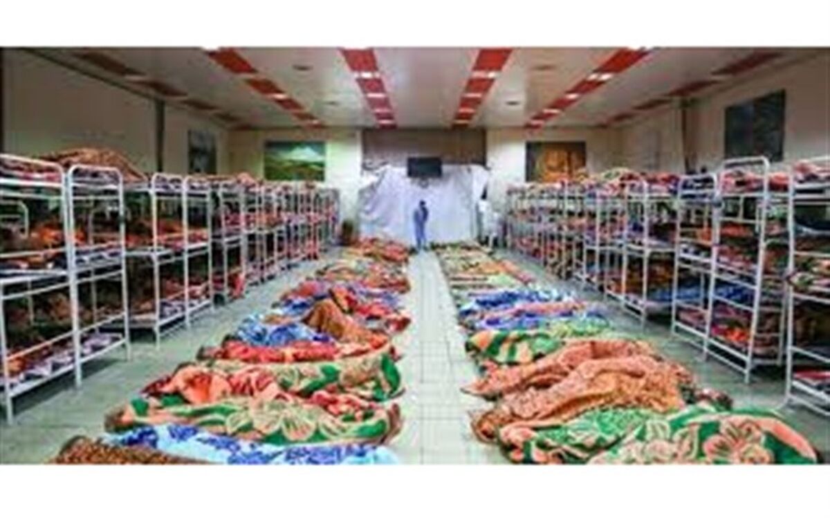 گرمخانه های شهرکرج در فصل زمستان مأمن بی خانمانها است