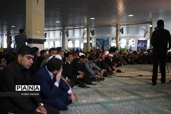 مراسم یادبود سپهبد شهید حاج قاسم سلیمانی در مصلی قدس زاهدان