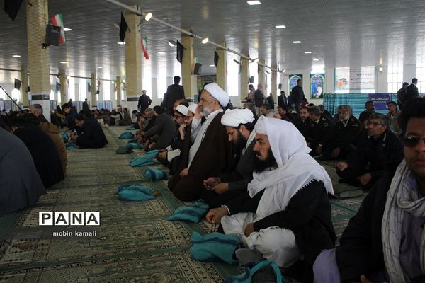 مراسم یادبود سپهبد شهید حاج قاسم سلیمانی در مصلی قدس زاهدان