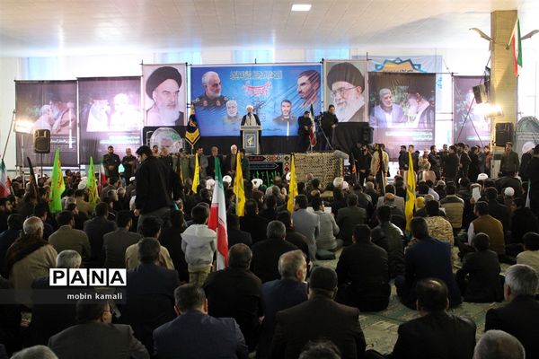 مراسم یادبود سپهبد شهید حاج قاسم سلیمانی در مصلی قدس زاهدان