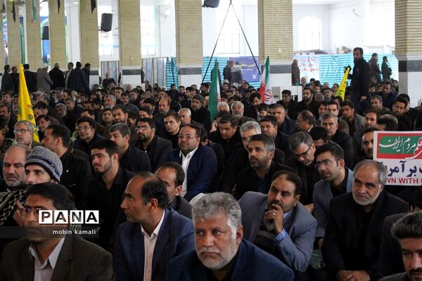 مراسم یادبود سپهبد شهید حاج قاسم سلیمانی در مصلی قدس زاهدان