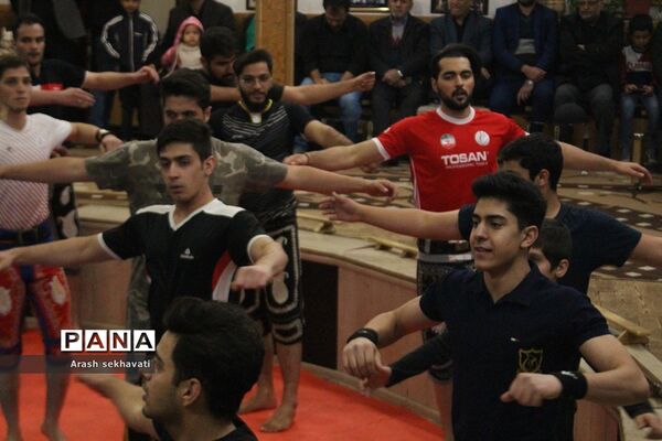 مراسم سالگرد پهلوان تختی در محل زورخانه مالک اشتر بیرجند