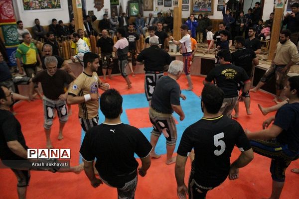 مراسم سالگرد پهلوان تختی در محل زورخانه مالک اشتر بیرجند