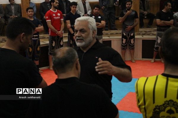 مراسم سالگرد پهلوان تختی در محل زورخانه مالک اشتر بیرجند