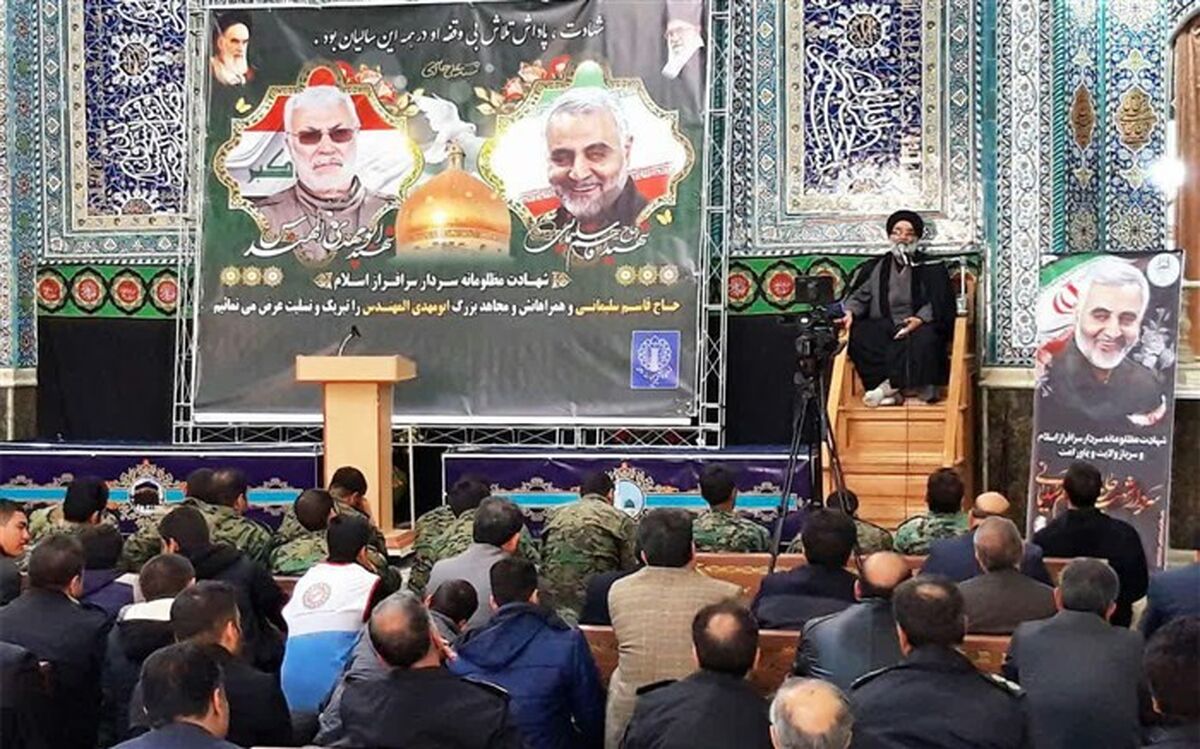 امام جمعه موقت ورامین: سپهبدشهید حاج قاسم سلیمانی دنیا طلب نبودو عاشق اهل بیت(ع) بود
