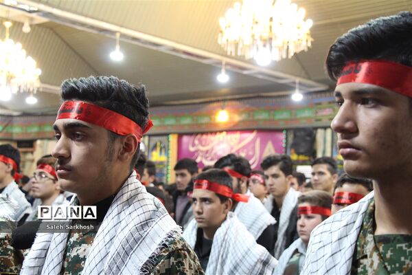مراسم یادواره شهید حاج قاسم سلیمانی  درمهدیه  مشهد