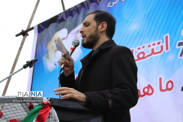 تجمع مردم گلوگاه به مناسبت بزرگداشت شهید سردار سلیمانی