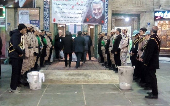 حضور باشکوه  دانش آموزان پیشتاز منطقه یک در مراسم  شهادت ام ابیها