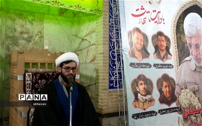 مردم بخش آسفیچ بهاباد یاد و خاطره شهید سلیمانی را گرامی داشتند