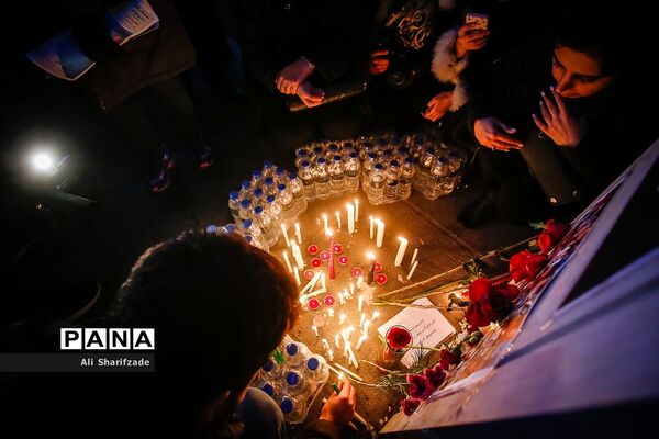 همدردی دانشجویان با خانواده جانباختگان هواپیمای اوکراینی