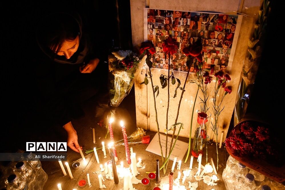 همدردی دانشجویان با خانواده جانباختگان هواپیمای اوکراینی